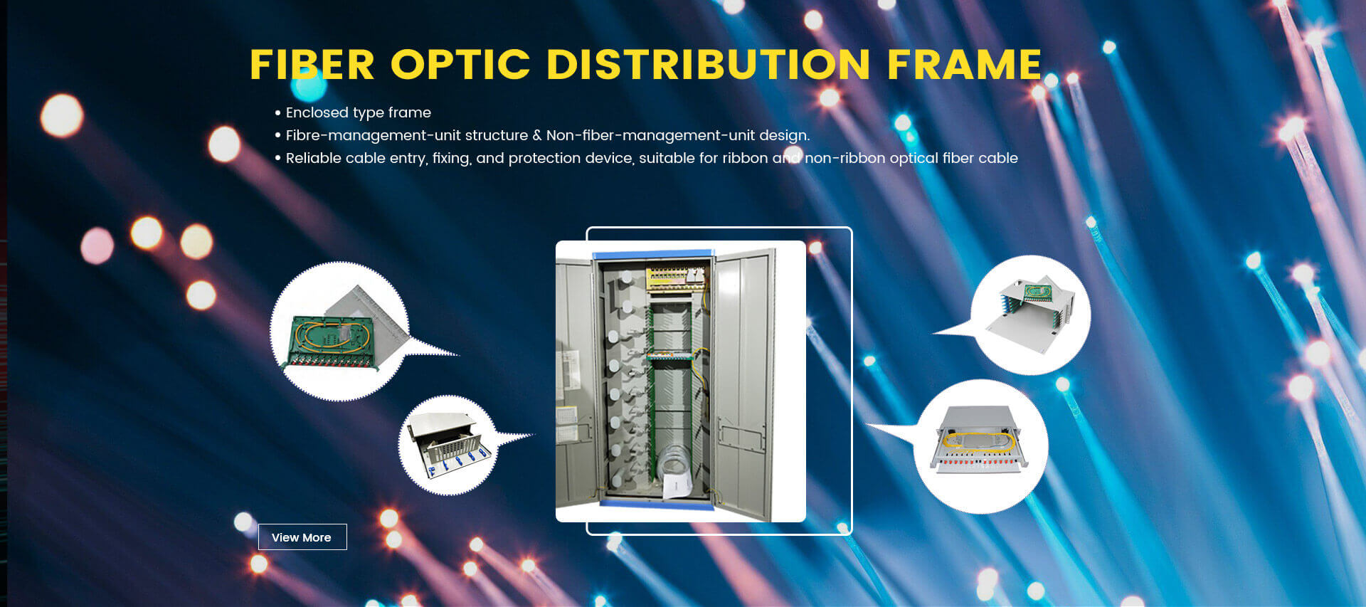 FIBER OPTIC DISTRIBUTION FRAME