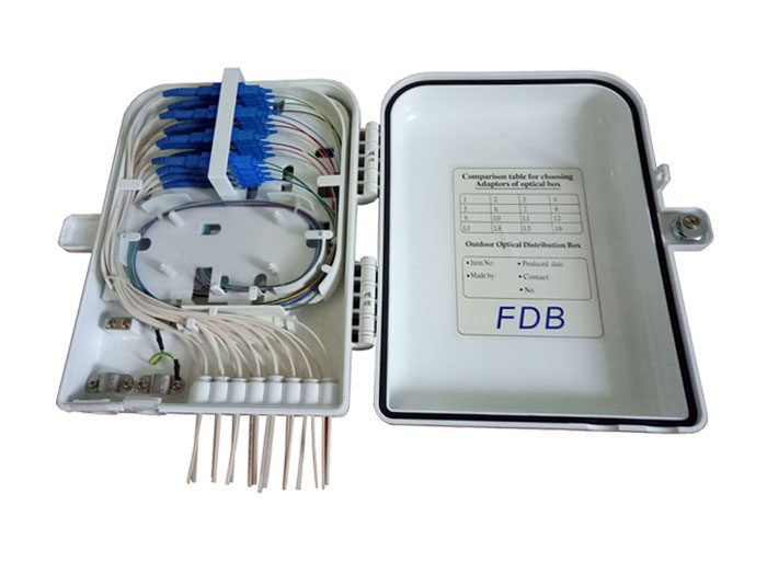 16 Core Fibre Optic Distribution Box - Fiber Optic Box Outdoor FDB-016A