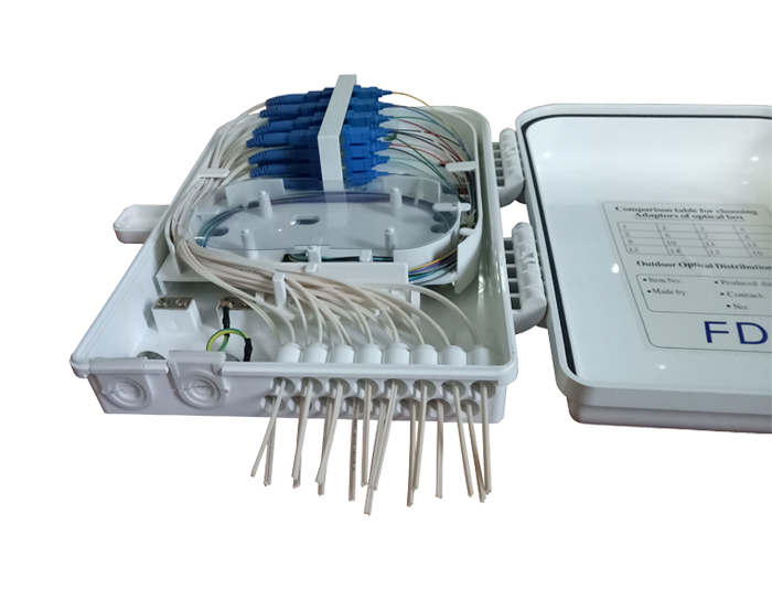16 Core Fibre Optic Distribution Box - Fiber Optic Box Outdoor FDB-016A