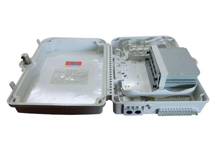 16 Core Outdoor Fiber Splitter Distribution Box with PLC Splitter FDB-016K