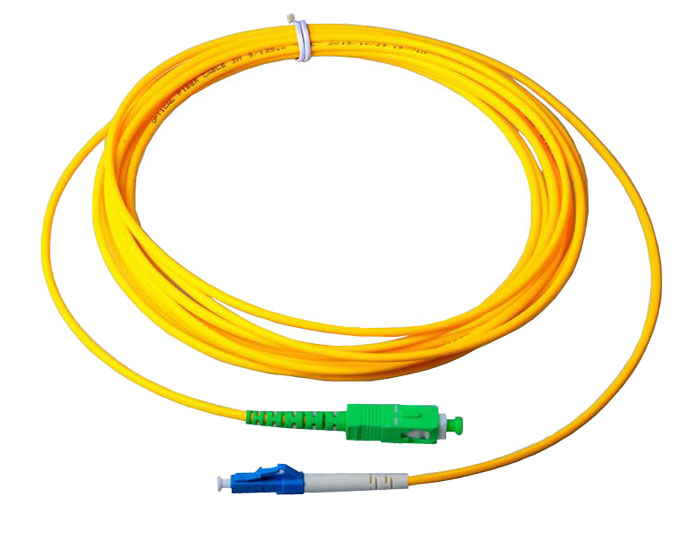 LC to LC Fiber Patch Cord OS2 Single Mode Fiber Simplex 3.0mm, Low Smoke Zero Halogen (LSZH) rated TSB-304A