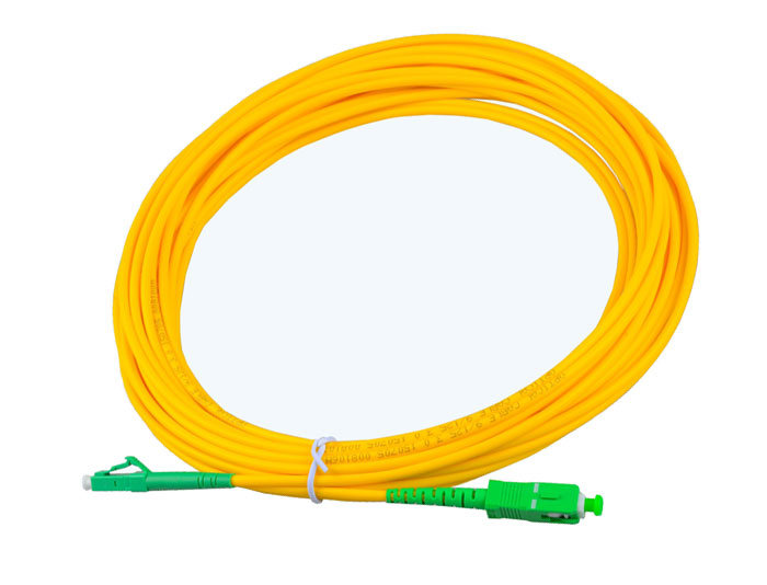 LC to LC Fiber Patch Cord OS2 Single Mode Fiber Simplex 3.0mm, Low Smoke Zero Halogen (LSZH) rated TSB-304A