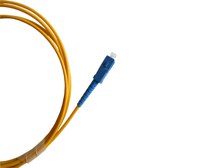 Fiber Optic Patch Cord SC to SC, OS2 Single Mode Fiber, Simplex G657A2 3.0mm, LSZH TSB-302A