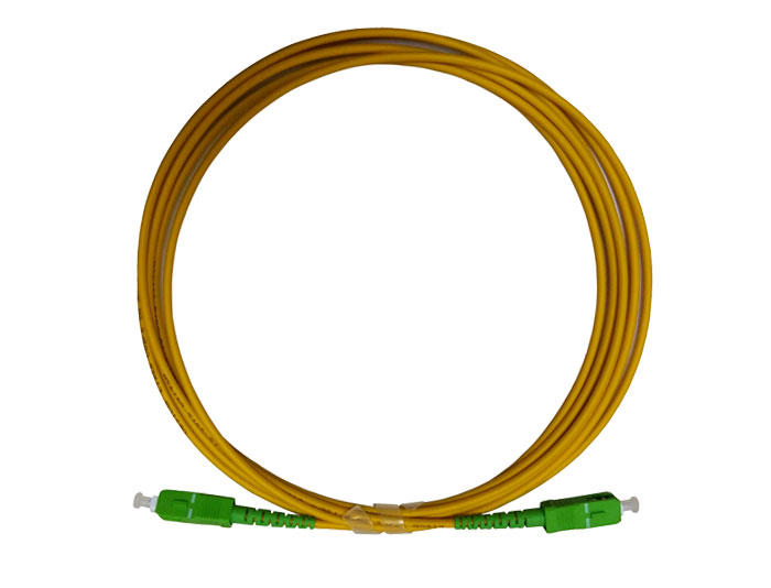 Fiber Optic Patch Cord SC to SC, OS2 Single Mode Fiber, Simplex G657A2 3.0mm, LSZH TSB-302A