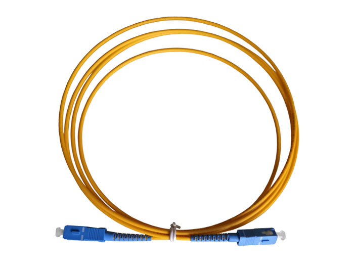 Fiber Optic Patch Cord SC to SC, OS2 Single Mode Fiber, Simplex G657A2 3.0mm, LSZH TSB-302A