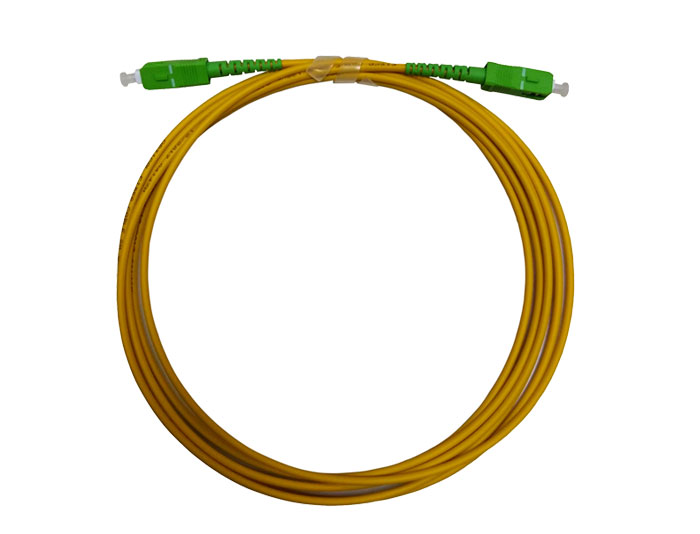 Fiber Patch Cord SC to SC Simplex G657A2 3.0mm, Low Smoke Zero Halogen (LSZH) rated, TSB-302B
