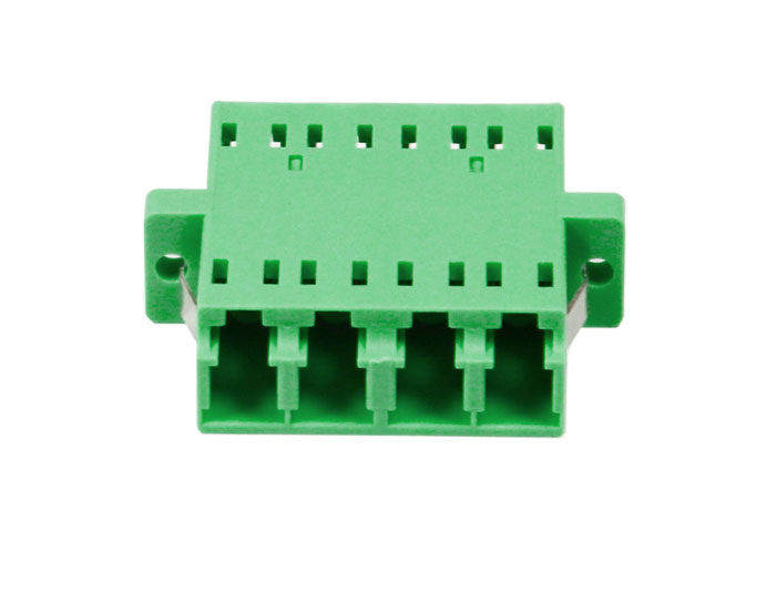 LC QUAD Symmetry-type Fiber Optic Adapter With Flange OFA-104J