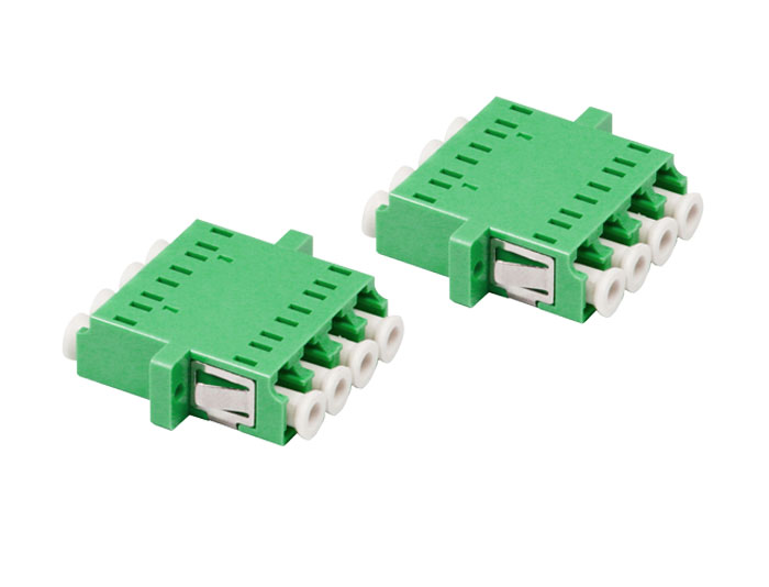 LC QUAD Symmetry-type Fiber Optic Adapter With Flange OFA-104J