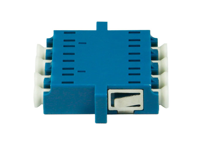 LC QUAD Adapter With Flange, LC UPC Fiber Optic Couplers OFA-104H