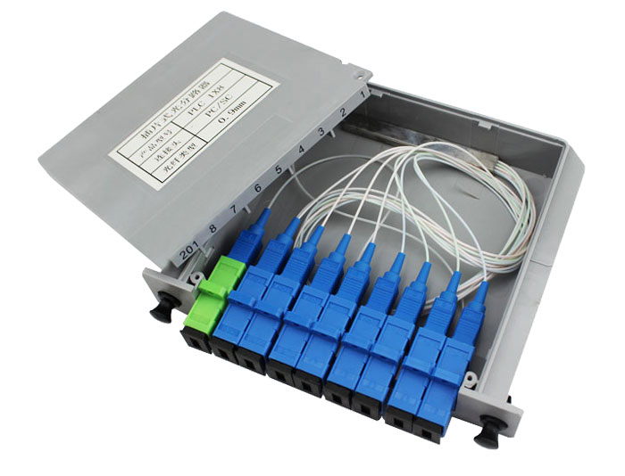 1x8 SC Fiber Optic Splitter-PLC Splitter TSB-408A