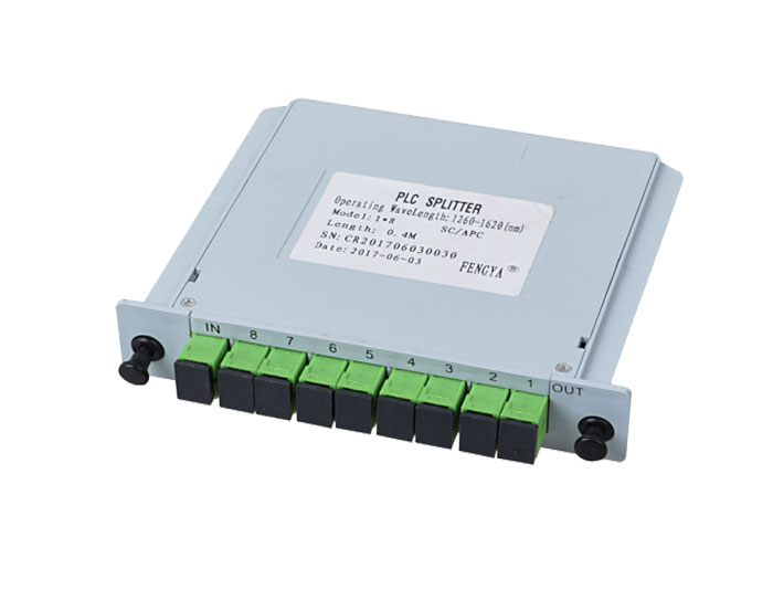 1x8 SC Fiber Optic Splitter-PLC Splitter TSB-408A