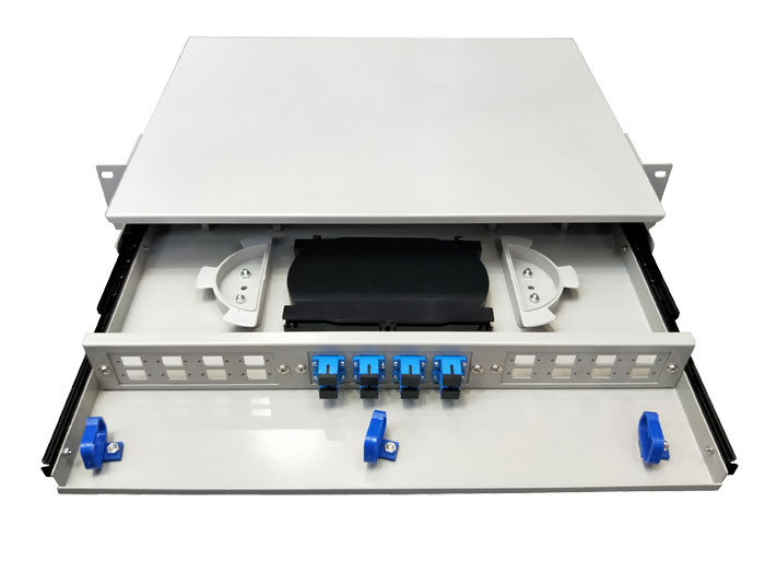 19 Inch 96 Core Rack Mount Fiber Distribution Panel GZFB-2022C-R96