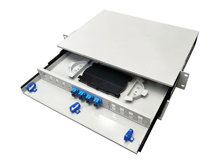 19 Inch 96 Core Rack Mount Fiber Distribution Panel GZFB-2022C-R96