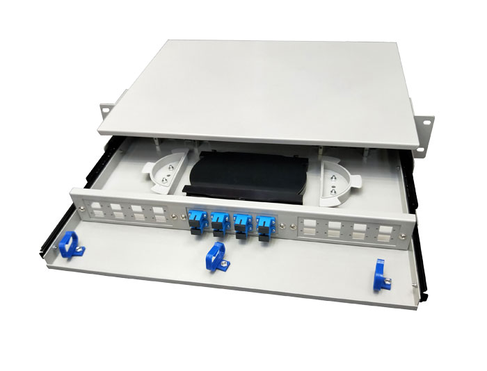 19 Inch 96 Core Rack Mount Fiber Distribution Panel GZFB-2022C-R96