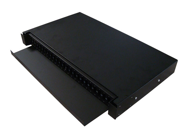 19 Inch Slide Out 24 Port Fiber Optic Patch Panel GZFB-2044D