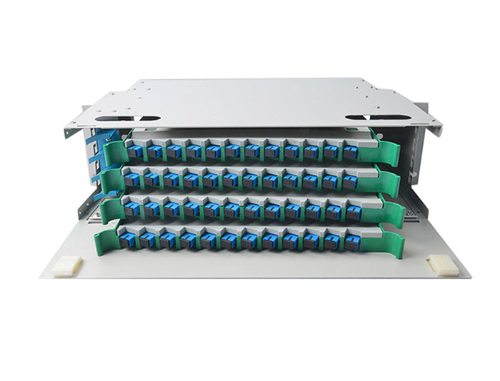 19 Inch 48 Core Fiber Optic Distribution Panel ODF-RF48A