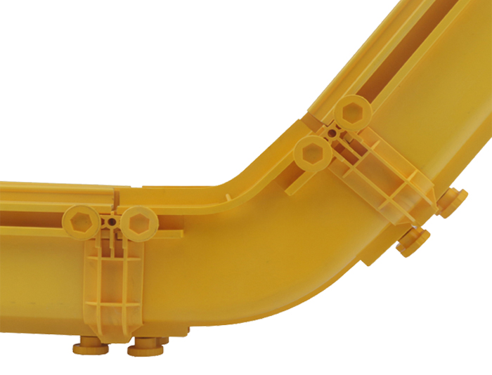 Fiber Raceway Junctions PVC Yellow FSQ-104