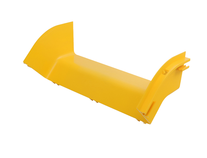 Fiber Optic Raceway System Down 45°C Elbow PVC with Cover Yellow FSQ-201