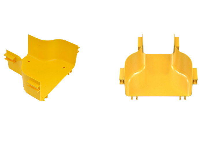 Fibre Raceway Adaptor PVC-Fiber Cable Routing Systems FSQ-202