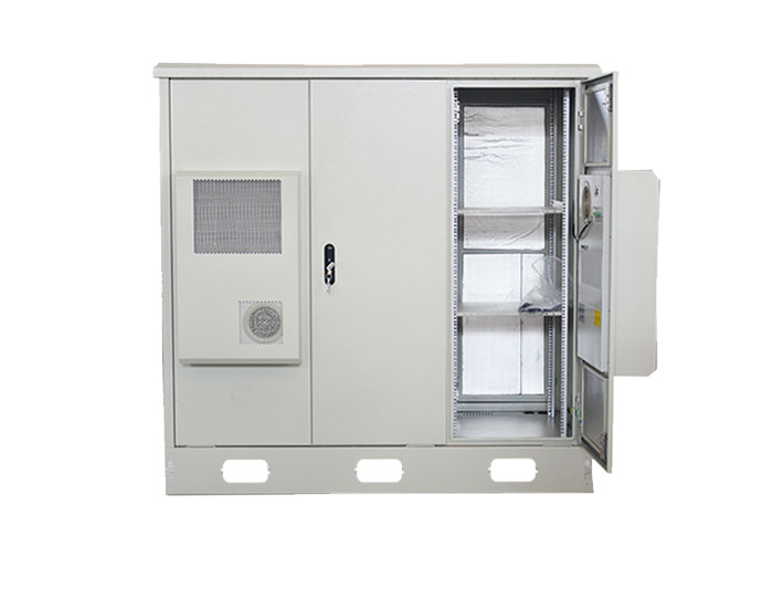 42U IP55 Outdoor Telecom Cabinet Integrated Cabinet With Air Heat Exchanger MTC42U-DK