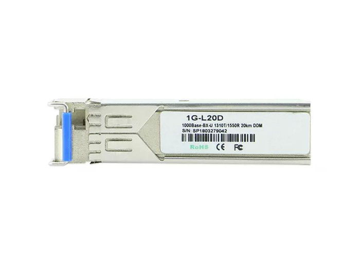 1000BASE-BX-D BiDi SFP Tx:1490nm/Rx:1310nm 10km DOM LC SMF Transceiver Module