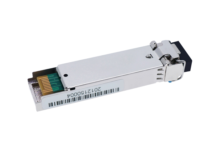 1000BASE-BX BiDi SFP Tx:1550nm/Rx:1310nm 10km DOM LC SMF Transceiver Module