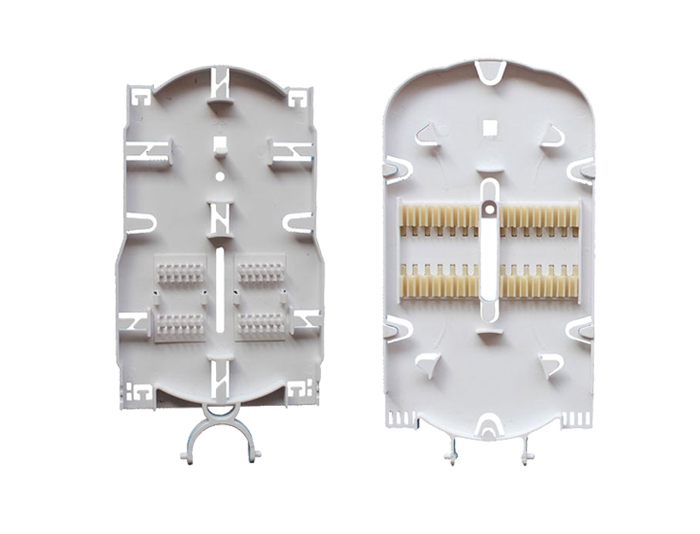 24 Fibers Fiber Splice Tray, Plastic, for Dome Fiber Optic Splice Closure OST-204B