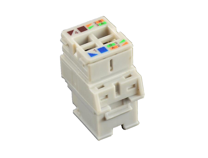 Cat6 RJ45 (8P8C) Unshielded Keystone Jack TSF-302D2