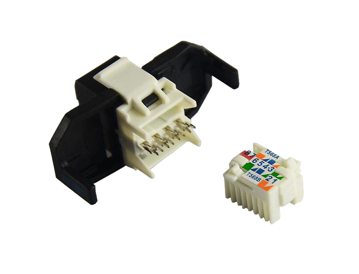 Cat6 RJ45 (8P8C) Unshielded Keystone Jack TSF-302D1