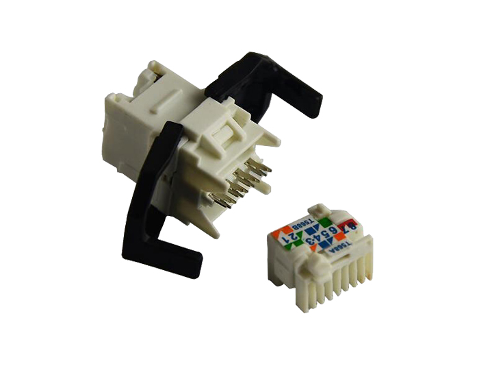 Cat6 RJ45 (8P8C) Unshielded Keystone Jack TSF-302D1