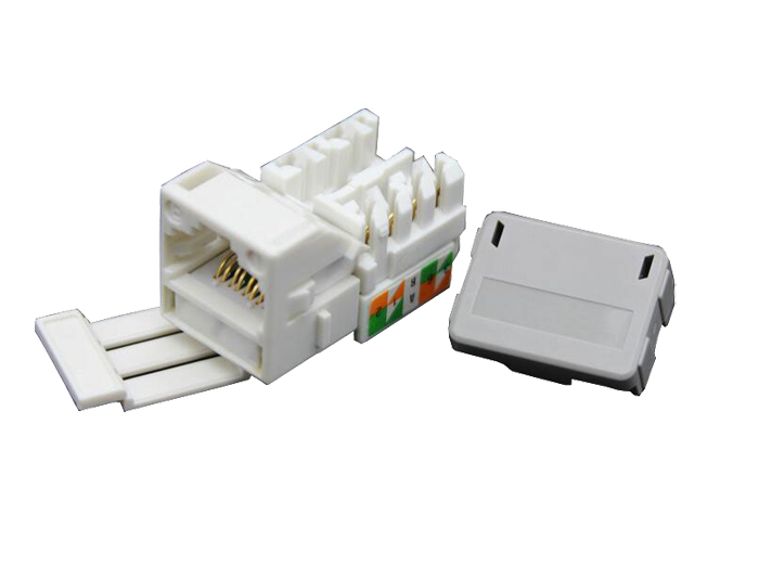 Cat5e RJ45 (8P8C) Unshielded Keystone Jack TSF-302B1