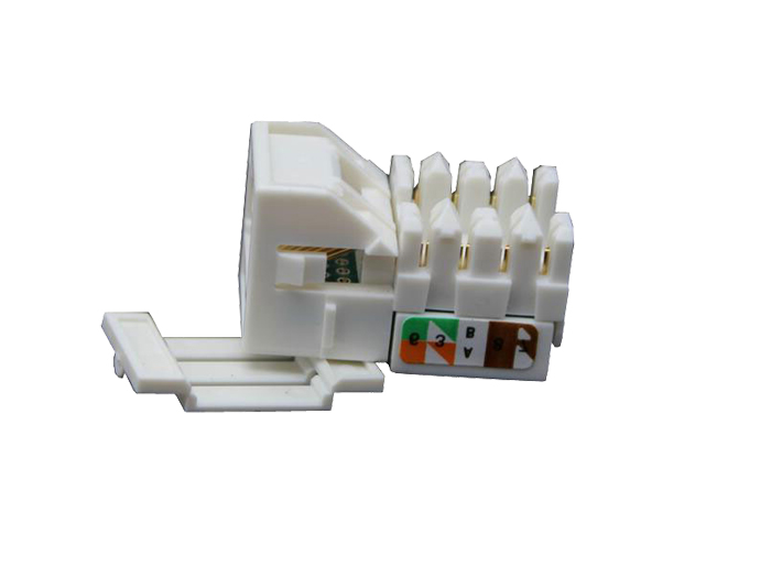 Cat5e RJ45 (8P8C) Unshielded Keystone Jack TSF-302B1