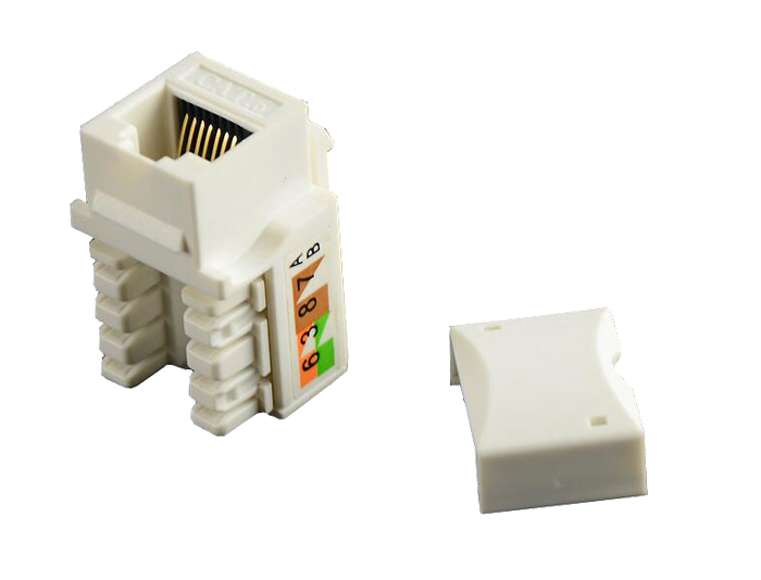 Cat5e RJ45 (8P8C) Unshielded Keystone Jack Module TSF-302A1