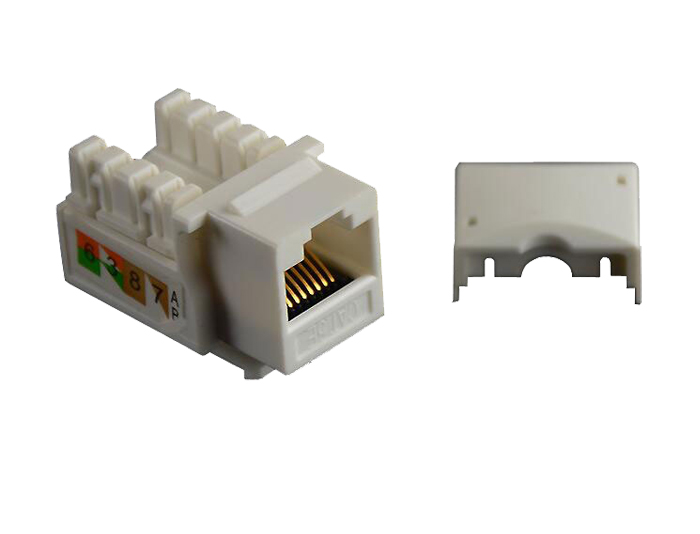 Cat5e RJ45 (8P8C) Unshielded Keystone Jack Module TSF-302A1