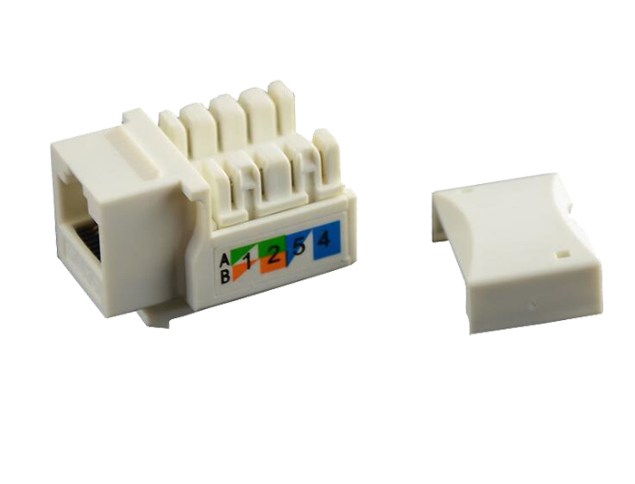 Cat5e RJ45 (8P8C) Unshielded Keystone Jack Module TSF-302A1