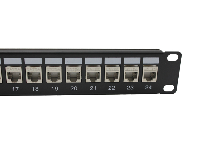 24 Ports Cat6A 1U Unshielded Patch Panels TSF-303A2