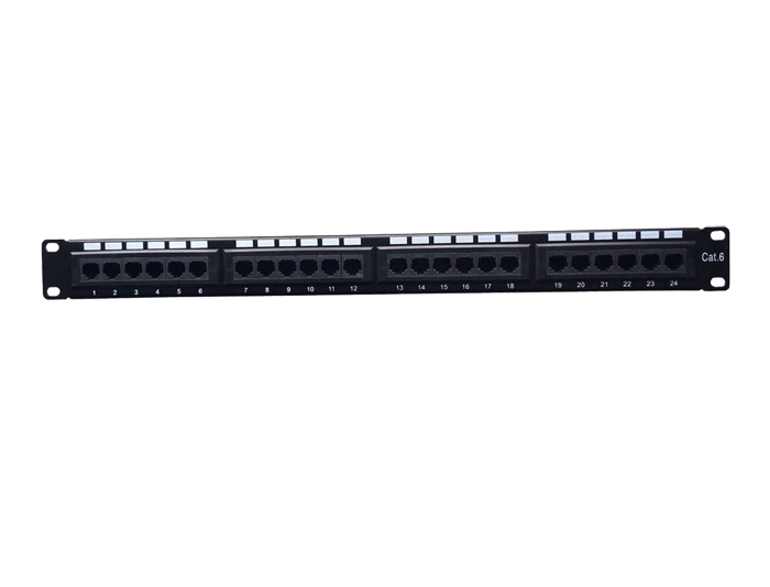 24 Ports Cat6 1U Unshielded 110 Punch Down Patch Panel TSF-303B2