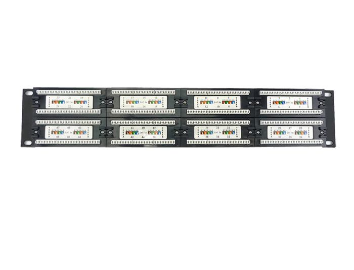 48 Ports Cat5e 1U Unshielded Patch Panel TSF-303C1