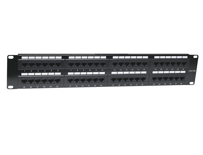 48 Ports Cat5e 1U Unshielded Patch Panel TSF-303C1