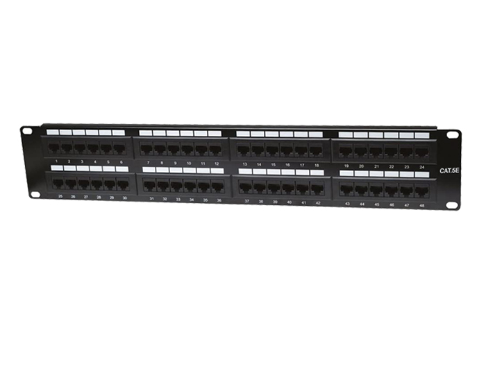 48 Ports Cat5e 1U Unshielded Patch Panel TSF-303C1