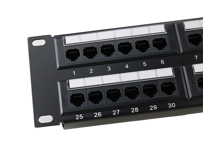 48 Ports Cat6 1U Unshielded RJ-45 Patch Panel TSF-303C2