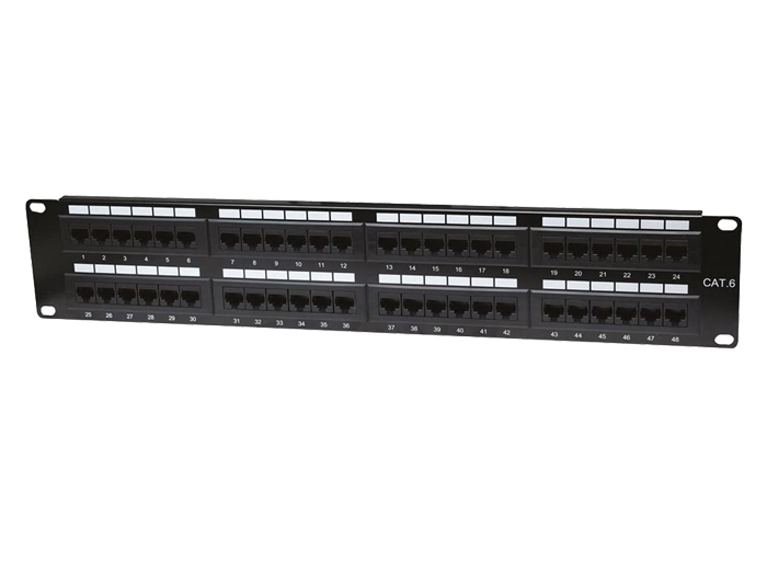 48 Ports Cat6 1U Unshielded RJ-45 Patch Panel TSF-303C2