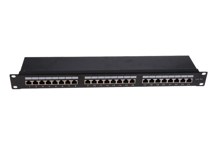 24 Ports Cat5e FTP Shielded 1U Patch Panels TSF-303J1