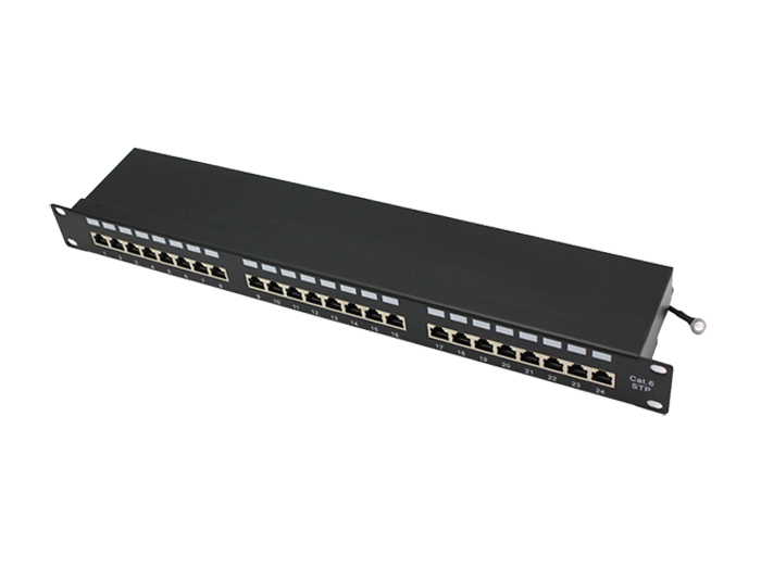 24 Ports Cat6 FTP Shielded 1U Patch Panels TSF-303J2