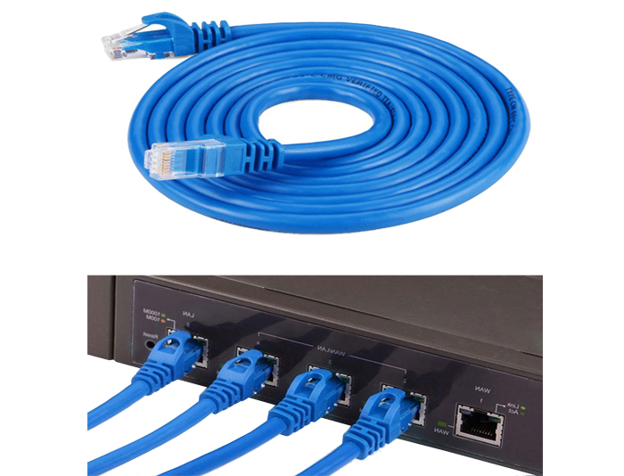 Cat6 Unshielded Ethernet Network Patch Cable,5M,Blue,1000Base-T TSF-305B