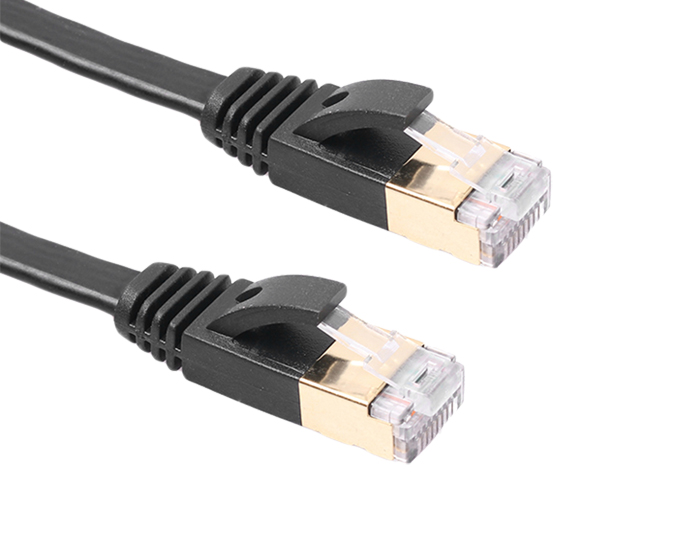 Cat7 Shielded Ethernet Network Patch Cable, 3M ,Black, 10GBase-T TSF-305D