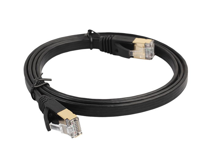 Cat7 Shielded Ethernet Network Patch Cable, 3M ,Black, 10GBase-T TSF-305D