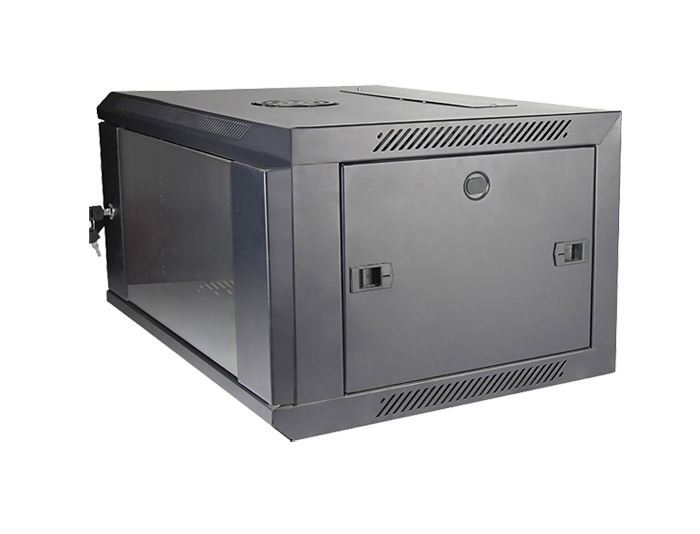 6U Wall Mount Server Rack, Black / Grey, TSF-206B