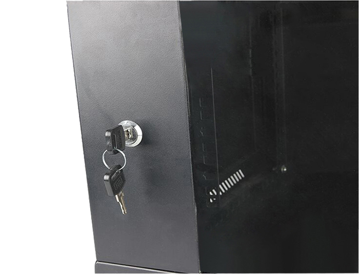 6U Wall Mount Server Rack, Black / Grey, TSF-206B