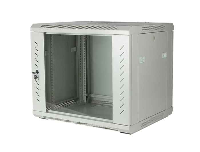 9U Wall Mount Network Cabinet, Black / Grey, TSF-206C